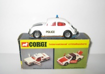   VW Volkswagen Beetle 1200 Police Corgi 1:43 Made in Gt Britain