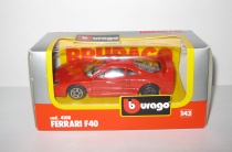  Ferrari F40 1988 Bburago  1:43 Made in Italy 1990-