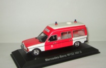   Mercedes Benz W123 300 D   Ambulance Hamburg Feuerwehr 1983 Norev 1:43