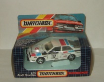  Audi Quattro 4x4 4WD 1982 Matchbox 1:36