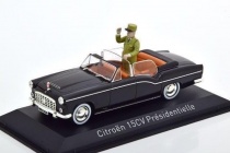 лимузин Ситроен Citroen 15CV с фигуркой Президент Шарль де Голль 1968 Norev 1:43 153134