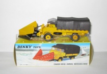 Мерседес Бенц Mercedes Benz Unimog Снегоуборочный 1973 Динки Dinky Toys 1:43 Раритет Винтаж