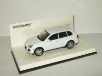 Порше Porsche Cayenne Turbo 4x4 2007 Белая Minichamps 1:43 436066270