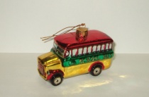 Елочная игрушка Школьный автобус School Bus США Винтаж