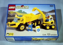 Большой набор Конструктор Лего Набор Самосвал + Экскаватор LEGO 6581 1995 год Раритет 100 % Оригинал