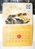 Красивый Подарочный Календарь на ВСЕ годы Фольксваген VW Volkswagen Beetle T1 МЕТАЛЛ Германия 35х20 см