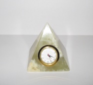Фигурка Пирамида Древний Египет Часы Винтаж (Камень Оникс)
