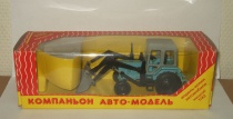 трактор Беларусь МТЗ 82 с ковшом СССР Компаньон 1:43