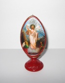 Яйцо Икона Спаситель Иисус Христос Раритет Антиквариат Высота 10 см