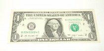 Купюра Счастливая 1 $ Доллар США