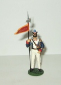 фигурка солдат 2й Орлоносец 46 полка Линейной пехоты 1813 г № 67 Наполеоновские войны 1:32