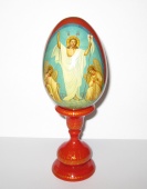 Яйцо Икона "Воскресение Христово" Раритет Антиквариат Высота 25 см