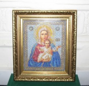 Икона Богородица Богоматерь Русь 20 век Раритет Антиквариат 30 х 35 см