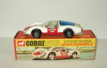  Porsche Carrera 6 1966 Corgi Toys Whizzwheels 1:43 Made in Gt Britain