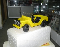 Игрушка Джип Jeep Wrangler 4x4 завод г. Сызрань Сделано в СССР 1:10 в Родной коробке!