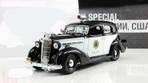 Бьюик Buick Special Полиция Калифорнии США 1938 IXO Полицейские Машины Мира 1:43