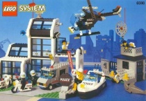 Большой набор конструктор Лего Полицейский участок Police station Lego 6598 1995 год Раритет 100 % Оригинал
