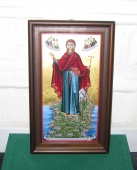 Икона Богородица Игумения Святой горы Афон Раритет Антиквариат 22 х 37 см