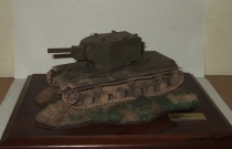 диорама танк КВ 2 1943 Великая Отечественная война СССР Modelstroy Моделстрой (ранний Мастер Колесов) 1:43