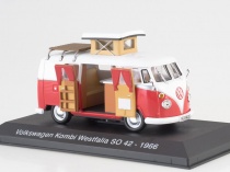  VW Volkswagen T1 Kombi Westfalia Camper SO 42     1966 IXO Atlas 1:43