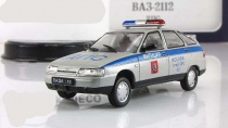 Ваз 2112 Жигули Lada ДПС (Дорожно-патрульная служба) Милиция IXO IST Автомобиль на службе 1:43