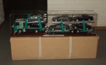 Мерседес Бенц Mercedes Benz Actros 1832 + Полуприцеп Автовоз Lohr Eligor NZG Артик 1:18 Спецзаказ. Единичное исполнение. Длина 1 метр 20 см.