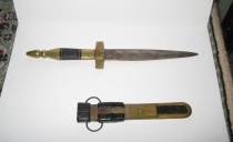 Нож Кортик Кинжал Винтаж Раритет Средние века Ближний Восток Длина 23 см