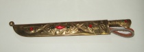 Нож Кортик Кинжал с чехлом "на долгую память из Узбекистана" сделано в СССР ПОЛНЫЙ Оригинал