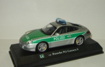 Порше Porsche 911 Carrera S Polizei Police 2007 Cararama 1:24