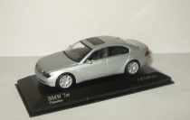 БМВ BMW 7 series E65 2001 Серебристая Minichamps 1:43 431020200